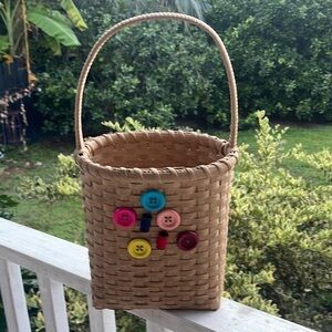 🔥sale🔥Signed basket. Handmade